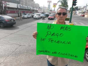 2212- Protesta contra pago de tenencia vehicular en Madero