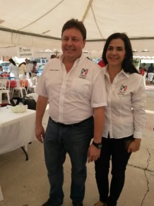 Sergio Villarreal Bricston y Mónica Villarreal.