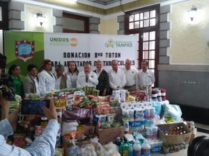 0112- Donación de víveres en Tampico a pacientes de tuberculosis