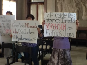 Sesión de Cabildo Tampico protesta Grupo Velas