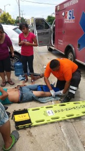 motociclista lesionado en altamira