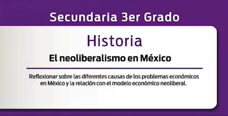 Neoliberalismo en clases de secundaria – Reporte Noreste