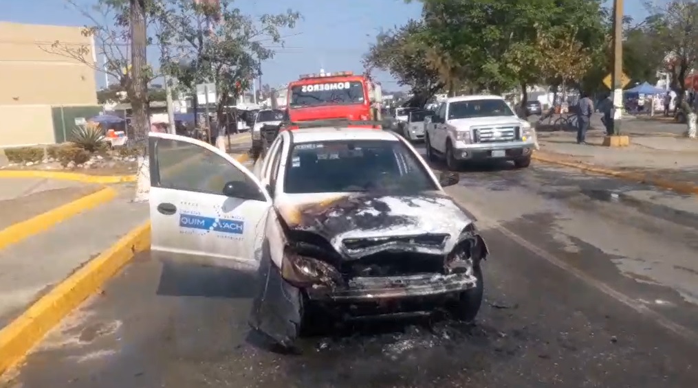  Camioneta se incendia cerca de la zona centro de Altamira – Reporte Noreste